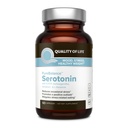 Qualité de vie Balance pure Sérotonine Premium–Aide à stimuler les niveaux de sérotonine et de cortisol - Comprend 5-HTP, Vénétron, Sensoril, Vitamine D3 & L-Theanine–60 Capsules