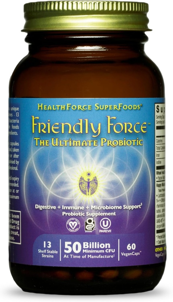 SANTE FORCE SUPERFOODS Friendly Force - Capsules - 60 Capsules Vegan