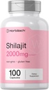 Horbaach Shilajit pour les femmes $ 100 Capsules $ 2000mg $ Non OGM, supplément sans gluten
