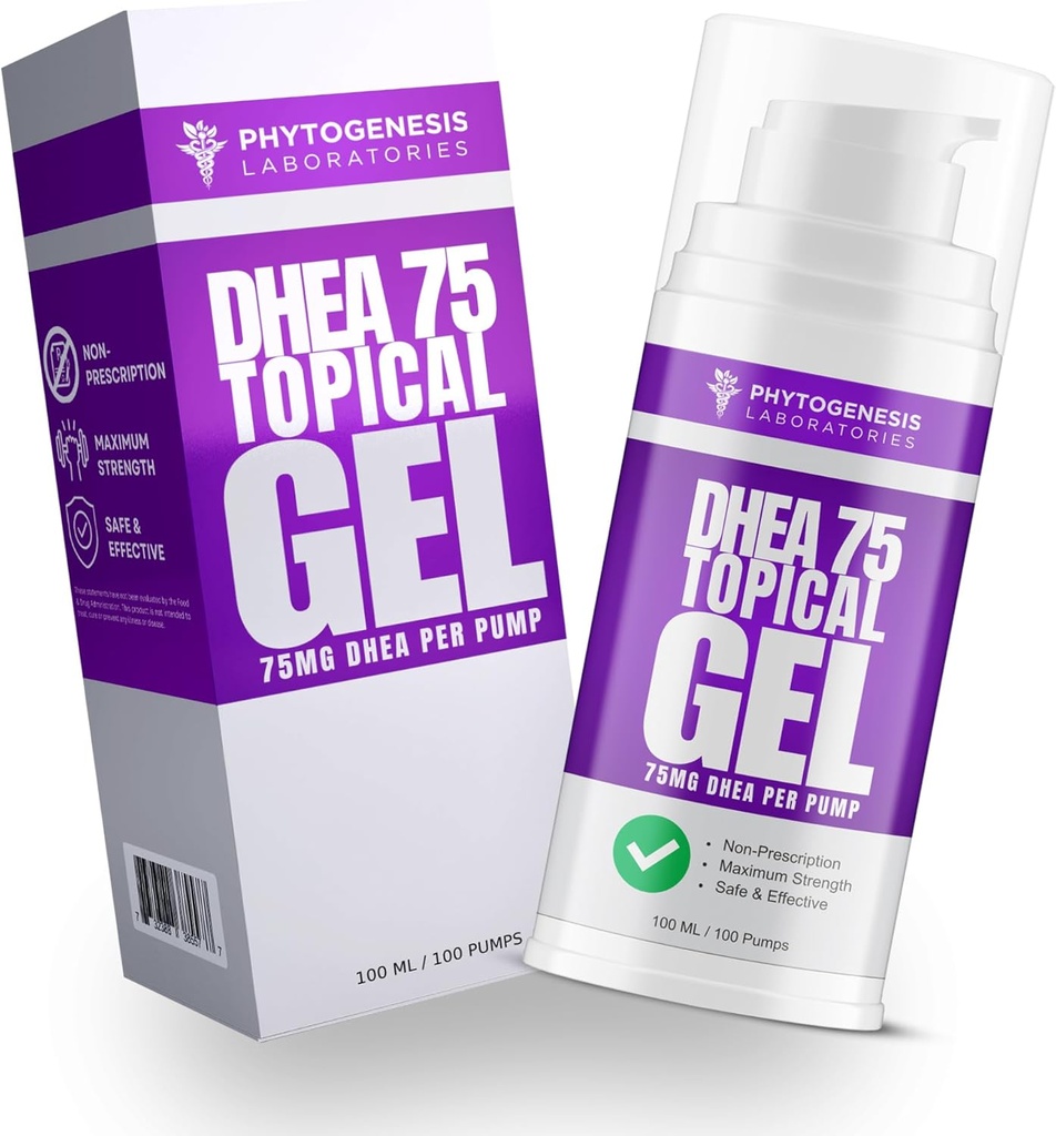 DHEA 75 – 75mg DHEA Per Pump – Promotes Healthy Aging, Healthy Mood, Immune Support, Balanced Levels and Overall Health – One Month Supply (1)
