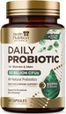 Probiotiques 60 milliards CFU + 10 souches - Mélange quotidien de lactobacillus probiotiques pour le soutien immunitaire, digestif et gustatif, prébiotiques et probiotiques, gaz et ballonnement pour les femmes et les hommes - 60 capsules