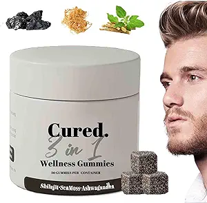 Maudit 3 en 1 Gummies, 3 en 1 Gummies Shilajit pour hommes, Gummies Shilajit pour hommes, Gummies Shilajit pur pour hommes, 30 jours d'approvisionnement par bouteille