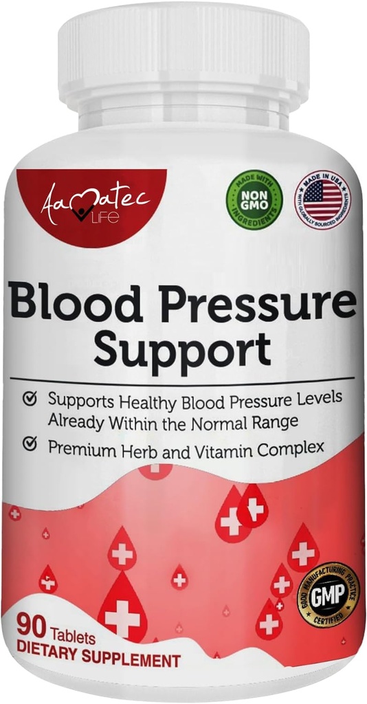 Blood Pressure Support Supplement 90 Capsules