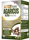 LABO Nutrition Bioactive Organic Agaricus Ultra - Supplément extrait de champignons Agaricus blazei Murill Cordyceps, Maitake, Turkey Tail, Lingzhi, Shiitake pour le support immunitaire avancé, USDA Organic