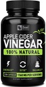 Zeal Naturals Naturals Capsules de vinaigre de cidre de pomme crue (1560mg=120 Capsules) Pilules de vinaigre de cidre de pomme w Cayenne Pepper, Cleanse, Appetite Suppressant et Soutien digestif