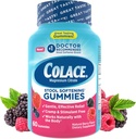 Gommies d'adoucissement du tabouret de colace, doux de Constipation Dépendable Relief Magnésium Citrate Gummies, N°1 Docteur Marque d'adoucissement du tabouret, Berry Aromatisé 60ct
