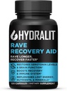 Rave Recovery Aid Vitamins After Party Relief Pills Music Festival Accessories Rave Essentials 5-HTP Supplement Electrolytes Hydration Better Mornings Serotonin Energy Hangover 120 Capsules