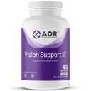 AOR, Vision Support II, Supplément naturel pour soutenir la santé oculaire, avec Lutéine et Zeaxanthin, sans gluten, 60 Softgels (30 portions)
