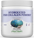 Maxi Health Collagen Peptides Poudre – Type I Non aromatisé Collagène de poudre marine pour les femmes et les hommes - Supplément de protéines sauvages pour les articulations, la peau, les cheveux et les ongles (5.46 oz)