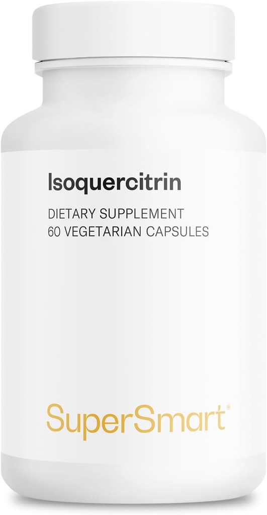 Supersmart - Alpha Glycosyl IsoQuercitrine 200mg par jour - Bioactive Quercetin EMIQ - Supplément flavonoïde - Sans OGM et sans gluten - 60 capsules végétariennes