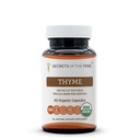 Secrets of the Tribe Thyme 60 Capsules, Made with Vegetable Capsules and USDA Organic Thymus Vulgaris Toni Effect (60 Capsules)