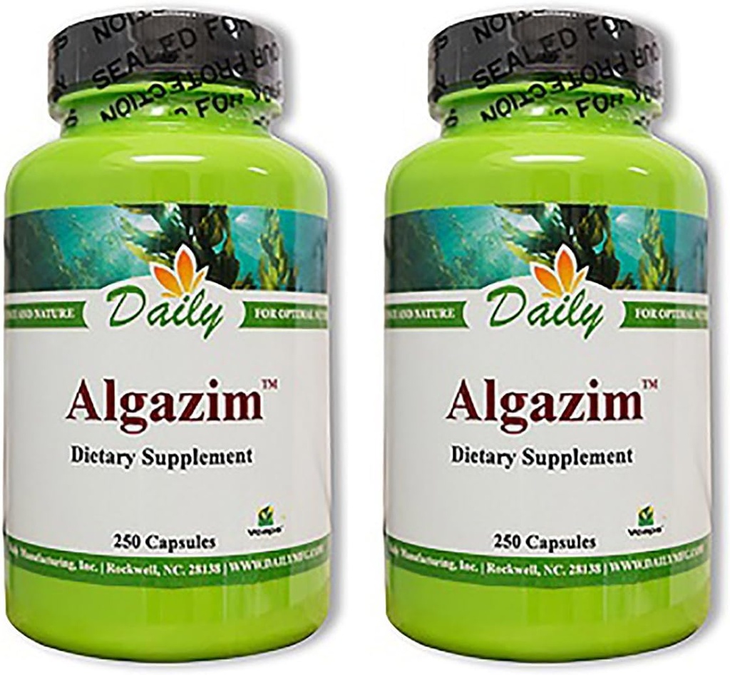 Fabrication par jour - Algazim/250 Capsules, 2 Pack