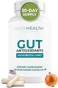 Suppléments Gut Health Flavonoïdes - Gut Cleanse & Restore Bonne Digestion - Supplément Antioxydant avec Berberine, Ginger, Quercetin - Gut Restore Formule pour équilibrer et soutenir la digestion - 1 bouteille