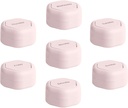 Cadence Contenants de voyage - Ensemble de cas de pilule - Capsules de voyage magnétiques, Organisateur de médicaments quotidiens pour pilules, suppléments et vitamines - 7 petites Flex (0.56oz) pour Organisateur de pilules hebdomadaires - Pétal