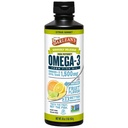 Barlean's Citrus Sorbet High Potency Omega 3 Supplément à l'huile de poisson liquide, 1500mg d'acide gras EPA & DHA, smoothie aromatisé et sans Burpless pour la santé cérébrale, articulaire et cardiaque, 16 oz
