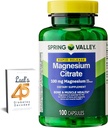 Citrate de magnésium de Spring Valley Citrate de magnésium Citrato de Magnesio 1000mg Capsules de 1000mg Meilleur supplément de magnésium pour les femmes