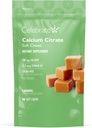 Célébrez les vitamines bariatriques 500mg Citrate de calcium Chews doux avec 500 UI de vitamine D3 – essentiel pour les patients de passage gastrique et santé des os - sans sucre et sans gluten, caramel (90 Chews)
