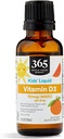 365 par Marché des aliments entiers, Vitamine D-3 Liquide 400Iu Tangourine, 1 Once