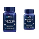 Prolongation de vie multivitamine de deux par jour avec vitamines C&D et capsules de magnésium 500mg pour le coeur, le cerveau, les os, la santé cellulaire