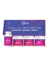 Microbiome Labs Total Gut Restoration Kit (Powder) - 3 produits Gut Health Spore based Probiotic, Prebiotic Powder & Mucosal Immunoglobulin + Amino Acides Supplément pour la santé immunitaire, GI & digestif