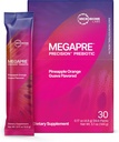 Microbiome Labs MegaPre Poudre de fibre prébiotique pour femmes, hommes et enfants - Poudre de supplément de fibre prébiotique pré-dosée avec Oligosaccharides testés cliniquement - Pineapple Orange Guava (30 paquets de boissons)