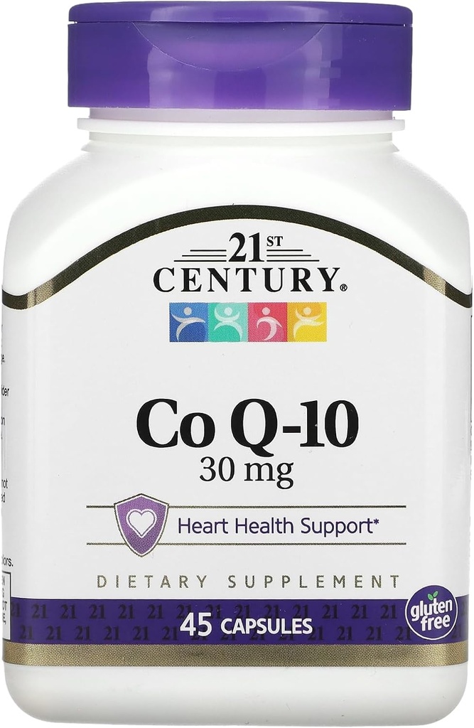 21st Century Co Q10 30 mg Capsules, 45 Nombre (21341)