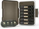 Organisateur hebdomadaire de pilules 4 fois par jour, boîte à pilules de 7 jours 4X, Portable for Travel Pill Case for Pills/Vitamine/Pish Oil/Medicing/Supplements (4x7 Black)
