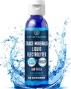 CLÉS NUTRIENTS Trace Minéraux Electrolytes liquides pour la récupération d'hydratation 4oz - gouttes d'électrolyte, eau d'électrolyte, électrolytes de kéto - gouttes minérales pour l'eau potable