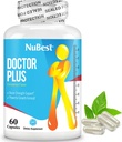 NuBest Doctor Plus avec Calcium, Vitamine D3, Vitamine K2 (MK7), Capsules de magnésium pour la force osseuse, Bons sains, Immunité, Calcium Max Absorption pour l'âge de 10 ans et plus 60 Capsules