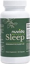 Aide au sommeil régénératrice Nuits reposantes sans mélatonine : Ashwagandha, L-Theanine, GABA et Magnésium Glycinate : 60 Capsules - 60 Compte