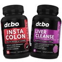 Colon Cleanser Detox & Liver Cleanse - 15 jours Colon Cleanse Pills & Liver Detox Support Supplément Thistle de lait Dandelion - Bowel Mouvement Suppléments pour l'estomac intestinal Bloating Gut Body Flush