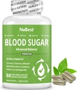 Sucre de sang - Formule avancée avec Melon amer, Ashwagandha, cannelle, chrome, magnésium, vitamines, acide alpha lipoïque, poivre Cayenne et plus