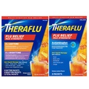 Theraflu Max Strength Daytime & Nighttime Flu Symptom Relief Honey Lemon Flavor Poudre et Daytime Flu Symptom Relief Honey Lemon Poudre, 6 Daytime + 6 Nighttime, & 6 Honey Lemon Flavor Powder Packets