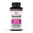 NeuroQ Calm Focus Capsules - Supplément anti-stress - Soutient la fonction mentale et la relaxation - Sensoril Ashwagandha, Magnésium, GABA, L-Theanine, Cocaa andine et Kava Kava - 60 capsules