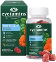 eyetamins Blue Blocker® Eye Health - 60 Lutein Gummies - Ophtalmologiste-Développé - Soutien Vision, Filtre Bleu Lumière et Aide Sourire l'œil - Favorise le sommeil, la vue de la vue – Vegan et non-OGM Formule