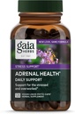 Gaia Herbs Adrenal Health Daily Support - Supplément à base de plantes avec Ashwagandha, Holy Basil & Schisandra - Aidez à maintenir des niveaux d'énergie et de stress sains* - 120 Capsules Phyto-Liquides Vegan (120 jours d'approvisionnement)
