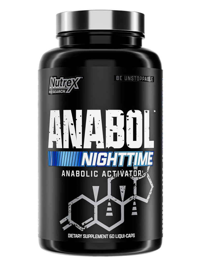 Anabol PM Nighttime Muscle Builder & Sleep Aid (Constructeur de muscles de nuit et aide au sommeil) Supplément à la construction de muscles anaboliques (RIPFACTOR, Epicatechin & More) Recherche clinique