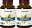 Melon à amers biologiques de l'Himalaya - Soutien au métabolisme du glucose à base de plantes - USDA Organic, Non-OGM, Vegan, Sans gluten, Sans additifs, 660 mg, 60 Caplets (paquet de 2)