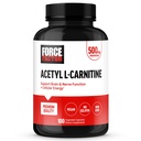 Facteur de force Acétyl L-Carnitine Supplément Cerveau, Supplément de soutien Nerve et Booster d'énergie cellulaire, Acetyl L-Carnitine 500mg, Qualité Premium, Vegan, Non-OGM, 100 Capsules végétales