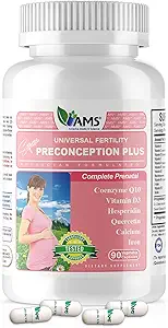 America Medic & Science Preconception Plus (90 Capsules) Conception et supplément de fertilité