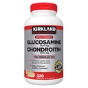Glucosamine et chondroïtine de marque Kirkland, 220 comprimés (2 paquets)