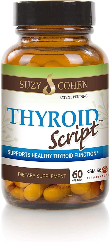 Thyroïde Script de Suzy Cohen - Supplément de support Thyroïde