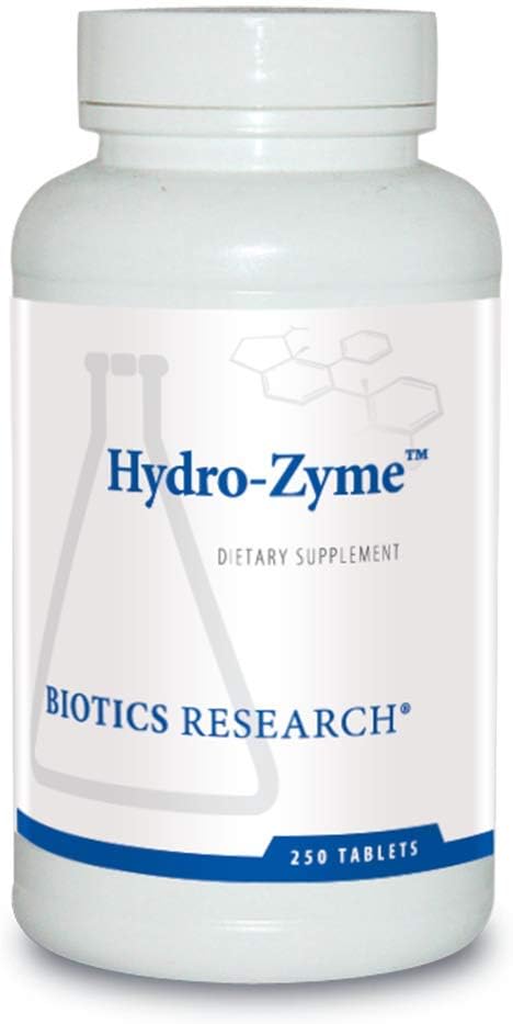 Recherche en biotique Hydro ZymeTM - Enzymes digestives (Enzimas Digestivas) Pour les femmes et les hommes - Enzymes pour supplément de digestion contient Betaine HCL - soutient le pH gastrique sain et la santé immunitaire-250 Enzymes