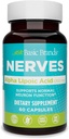 Marques de base Nerves Alpha acide lipoïque, 200 mg, fonction neuronale (paquet de 1)