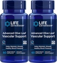 Life Extension Advanced Olive Leaf Support vasculaire, 60 Capsules végétariennes (Pack de 2)