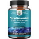 Vitamin B3 Niacinamide 500mg Capsules - Mitochondrial Energy and Potent Skin Supplement - AKA Vitamin B3 Niacin Flush Free and Nicotinamide 500mg - Flush Free Niacin Supplement - 240 Count