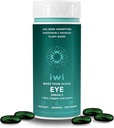 Iwi Life Eye Omega-3, 30 Softgels (30 portions), Algae Omega 3 à base végétale végétalienne avec EPA + DHA, complément alimentaire pour les yeux et la vision santé, huile de Krill et de poisson alternative, sans arrière-goût de poisson