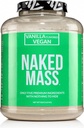 NAKED Mass Vegan - Vanilla Vegan Weight Gainer - 1,230 Calories, non-OGM, sans soja et sans gluten, sans ingrédients artificiels - 8LB Bulk - 11 portions