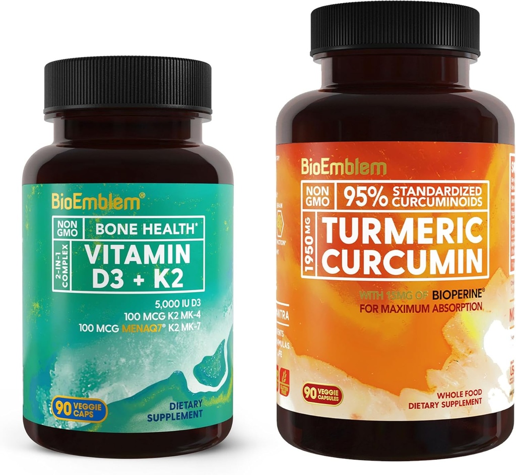 BioEmblem Curcumine curcumine curcuma Vitamine D3 K2