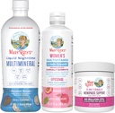 MaryRuth Organics MultivitaminLustriva pour femmes croissance des cheveux, soutien à la ménopause, et quotidien liquide multiminéral, 3 packs pour le soutien des cheveux, la santé de la peau, le soutien immunitaire, la santé Gut et le soutien du sommeil